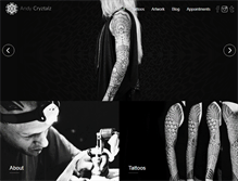 Tablet Screenshot of cryztalz-tattoo.com